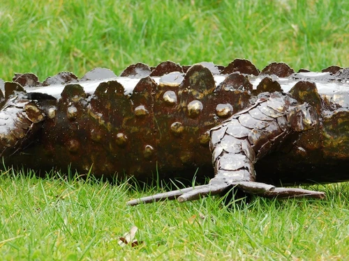 Crocodile XL - 220 cm - Unique and Handmade from Metal