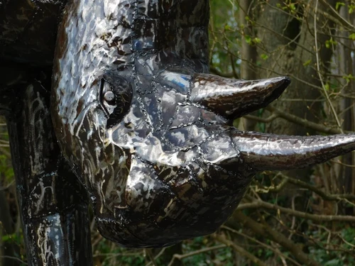 Rhinoceros ‘’Suma‘’ XXL - 120 x 250 cm - Handmade and Unique