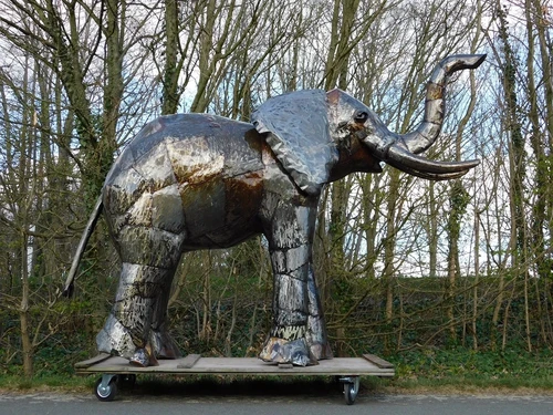 Elephant Jumbo XXL - 225 x 290 cm - Handmade & Unique