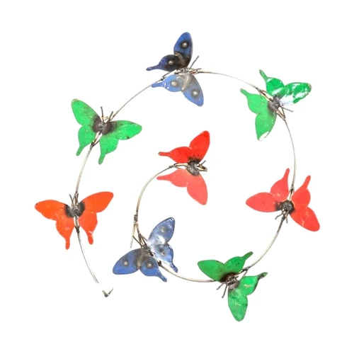 Vlinder Ornament - Rond Wandornament - 'The Butterflies'