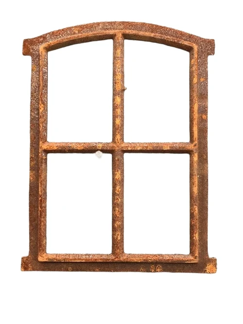 Cast iron window, stable window  Rosty