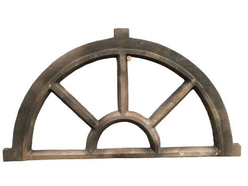 Cast iron stable window the sun, beautiful shape