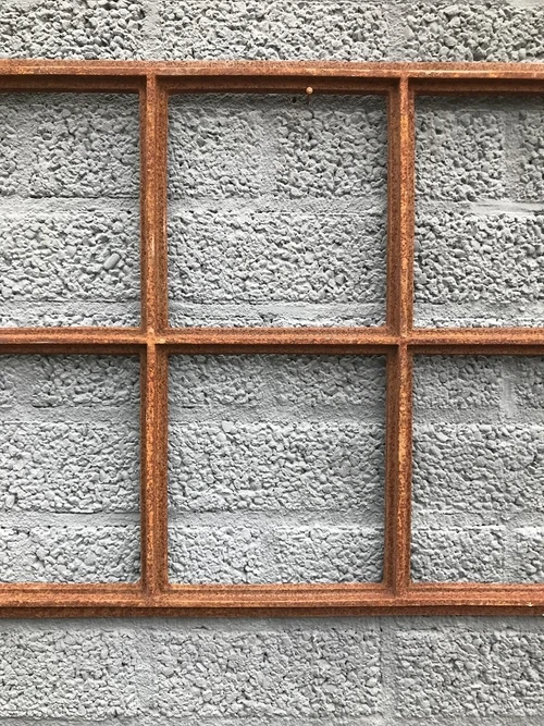Cast iron stable window rectangular shape