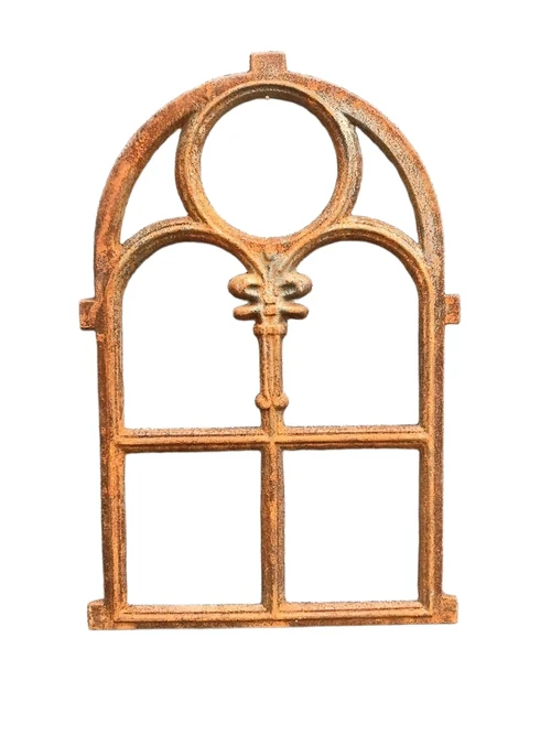 Cast iron stable window, Church window, cast iron, fine model.
