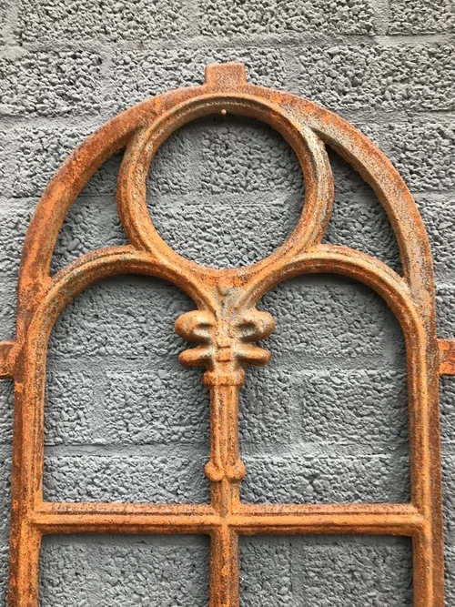 Cast iron stable window, Church window, cast iron, fine model.
