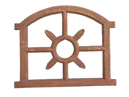 Cast iron barn window, barn window, Oak small.