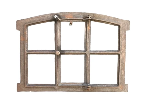 Iron window for the garden wall, stable window, antique style window - 57x42