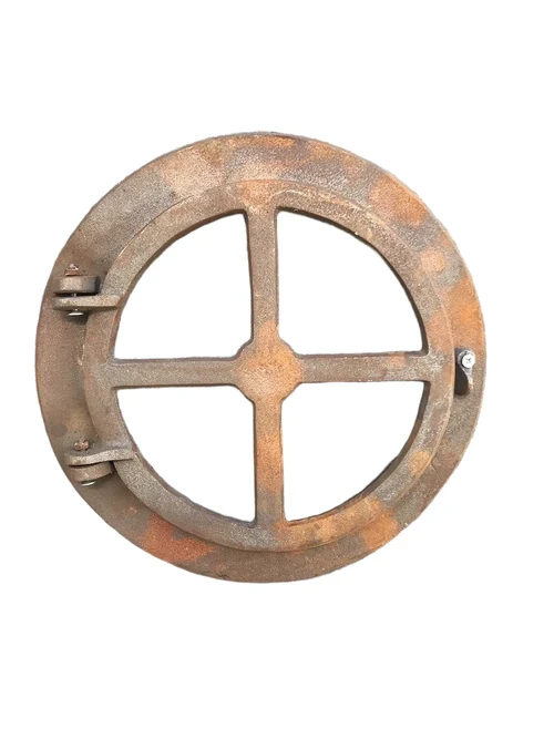 Round folding cast-iron window, stable window.