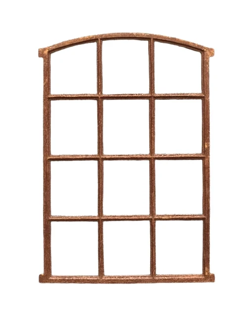 Barn stable window 12 window fields, ideal cast iron window for garden wall, 94.5 x 66.5 cm