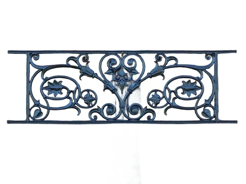 Balcony rail - Black - Window rack - Cast iron Rest