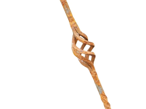 Baluster mit Zwiebel-Vortax, Treppenstil aus massivem Eisen