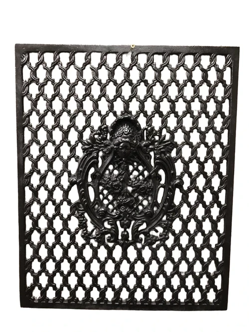Door/Window Grille - Wall Ornament - Cast Iron - Black