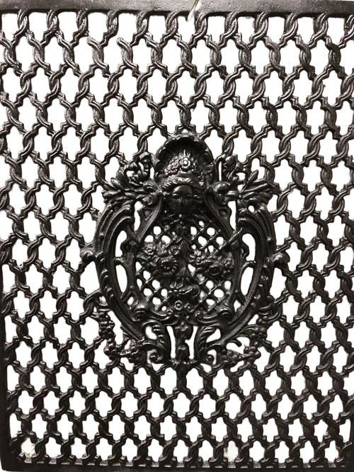 Door/Window Grille - Wall Ornament - Cast Iron - Black