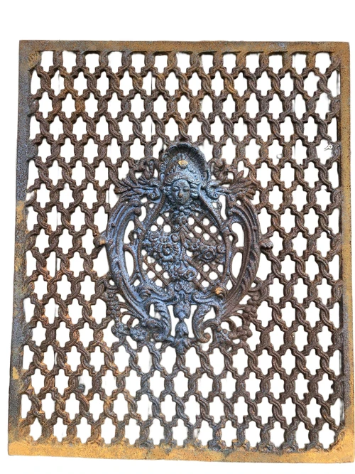 Gusseisen-Rost Tür-Fenstergitter, Wandornament, schönes Schmiedeeisen !!!