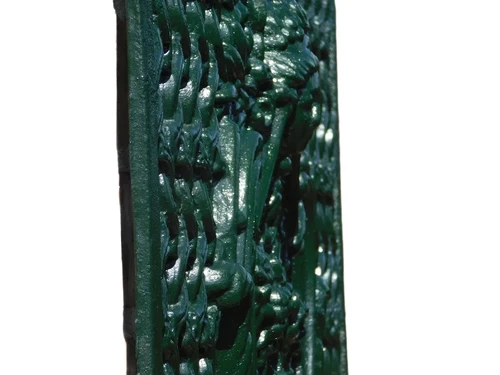 Türgitter - Grün - Gusseisen - Wanddekoration