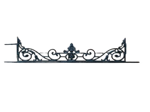 Unikat: Robustes Gitter - Ornament - 113 - Schwarz