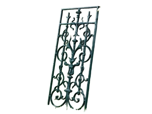 One-off: Grid - Green - Powder-coated - Cast iron