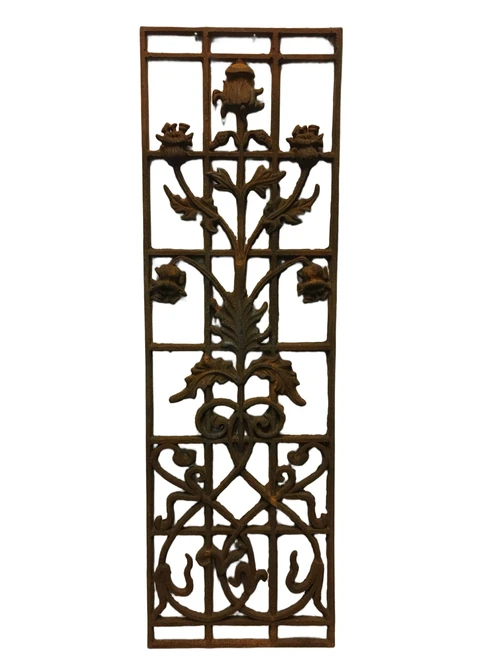 Cast iron wall ornament floral design, very nice!!!