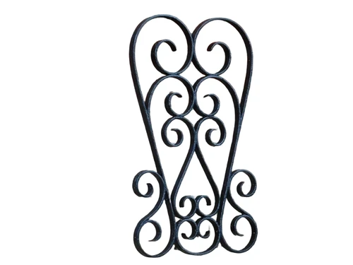 Window grille - Wall ornament - Black - 90 cm