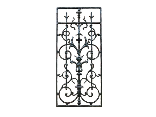 Grid - 87 x 40 -Black - rust - Cast iron