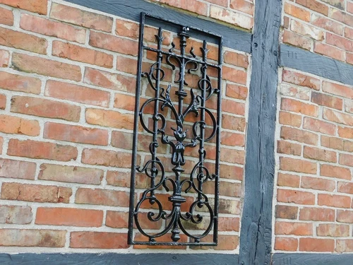 Grid - 87 x 40 -Black - rust - Cast iron