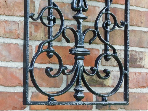 Grid - 87 x 40 -Black - rust - Cast iron