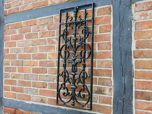 Grid - 87 x 40 -Black - rust - Cast iron