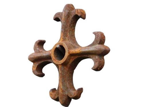 Wall anchor Cross - 19 x 19 cm - Cast iron