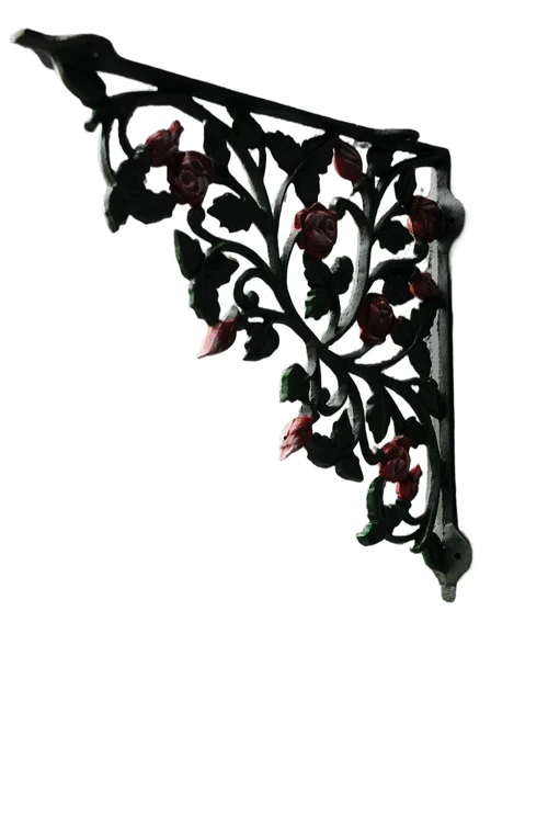 1 Beautiful -pendant rose motif, cast iron color