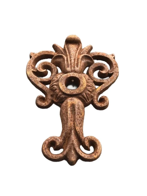 Cast Iron Wall Anchor – Fleur-de-lis – Classic Beam Anchor and Facade Ornament