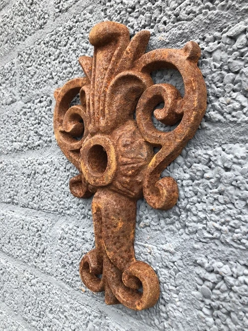 Cast Iron Wall Anchor – Fleur-de-lis – Classic Beam Anchor and Facade Ornament