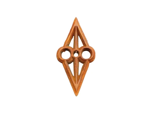 Cast Iron Wall Anchor – Diamond-shaped – Classic Façade Ornament