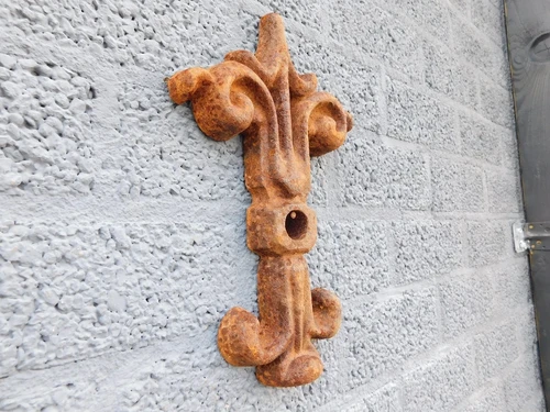 Cast Iron Wall Anchor – Butterfly Shape – Decorative Beam Anchor and Facade Ornament