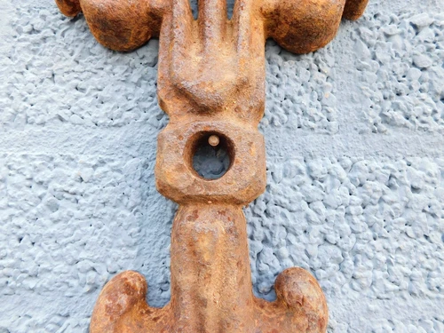 Cast Iron Wall Anchor – Butterfly Shape – Decorative Beam Anchor and Facade Ornament