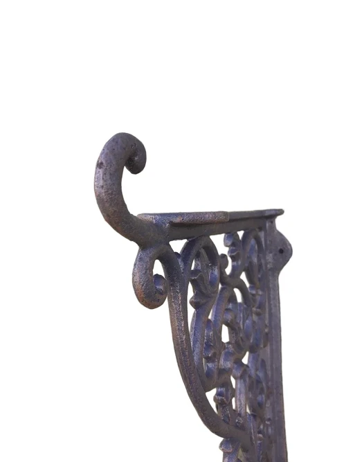 Pair of shelf supports, bracket, cast iron, nice and attractive model