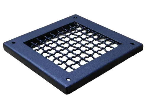 Air vent - Square - Matt black - 140 x 140 mm