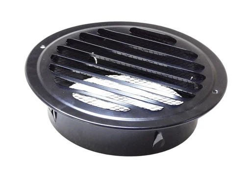 Luchtrooster met Gaas - 19 cm - Rond - Metaal