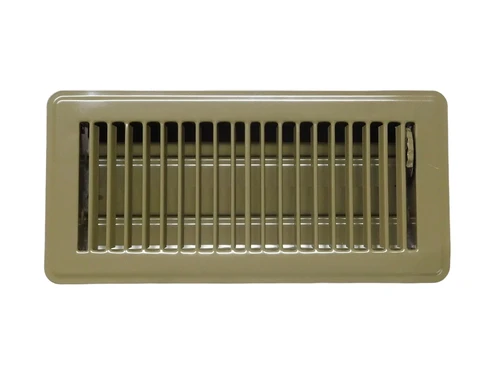Adjustable Air Grill - Rectangle - Brown - Metal