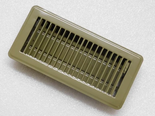 Adjustable Air Grill - Rectangle - Brown - Metal