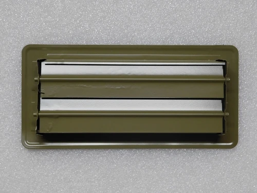 Adjustable Air Grill - Rectangle - Brown - Metal