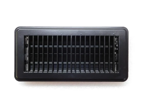 Adjustable Air Grill - Rectangle - Black - Metal