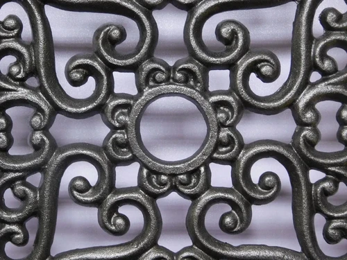 Gitter - Topflappen - 17,5 x 17,5 cm - Gusseisen
