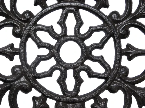 Grid - Pan holder - Round - Cast iron