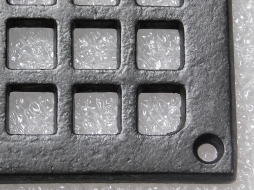 Gitter Quadratisch – 14,5 x 14,5 cm  – Eisen