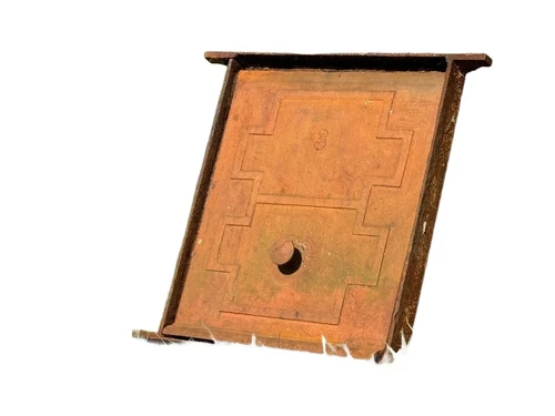 Vintage fireplace flap, fireplace door, antique rustic