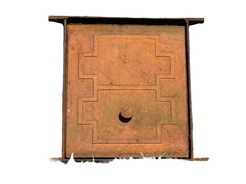Vintage fireplace flap, fireplace door, antique rustic
