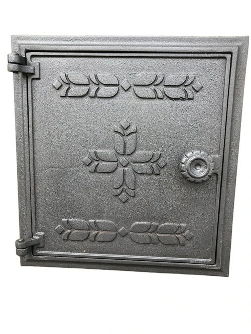 1 hatch for fireplace, cast iron, colour-untreated
