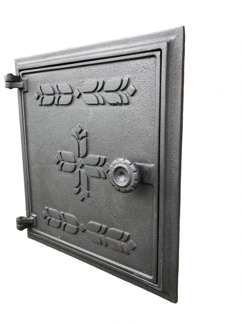 1 hatch for fireplace, cast iron, colour-untreated
