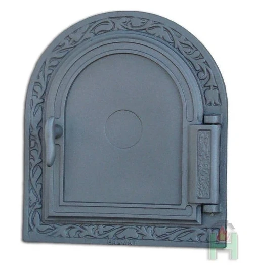 1 oven door for the stove or oven, cast iron.