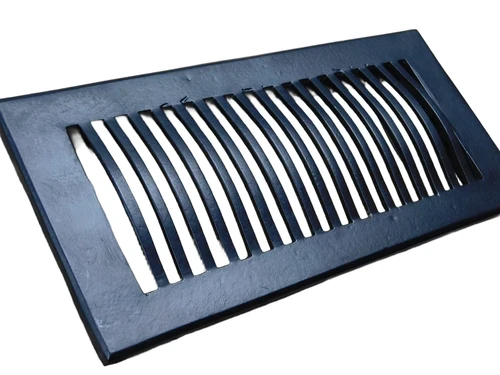 Air grille bulb - black - iron - ventilation grille